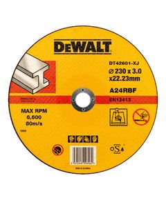 Круг відрізний DeWALT 230x3x22,23 мм для металу (DT42601Z) чорний/кольоровий, фото  | SNABZHENIE.com.ua