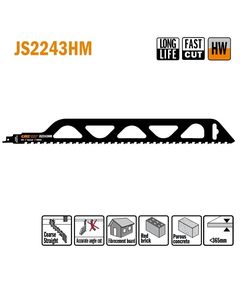 Полотно для сабельной пилы K 1,50, 455x400 мм, TS 12,7 CMT, фото  | SNABZHENIE.com.ua