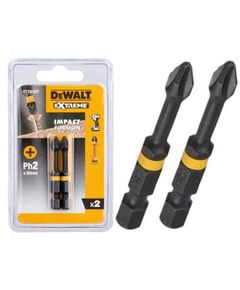 Набор бит DeWALT IMPACT TORSION Philips Ph2, 50 мм, 2 шт, фото  | SNABZHENIE.com.ua
