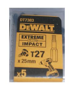 Набор бит DeWALT IMPACT TORSION Torx T27, 5 шт, 25 мм, фото  | SNABZHENIE.com.ua