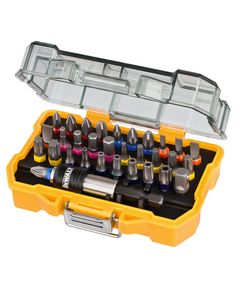 Набор бит DeWALT 32 шт: Phillips, Pozidriv, Torx, Шлицевые, Шестигранные 25 мм, фото  | SNABZHENIE.com.ua