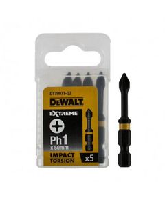 Набір біт DeWALT IMPACT TORSION EXTREME Philips Ph1, 50 мм, 5 шт, фото  | SNABZHENIE.com.ua