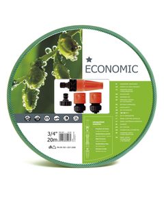Поливочный набор Economic: шланг 3/4 20м + соединители CELLFAST 10-102, фото  | SNABZHENIE.com.ua