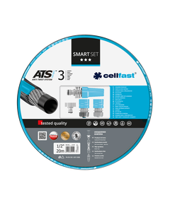 Поливочний набір SMART ATS VARIANT: шланг 1/2 20 м + з'єднувачі, фото  | SNABZHENIE.com.ua