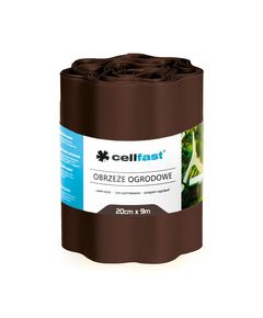 Бордюр газонный волнистый коричневый 20 см x 9 м CELLFAST 30-013H, фото  | SNABZHENIE.com.ua