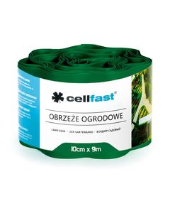 Бордюр газонный волнистый темно-зеленый 10 см x 9 м CELLFAST 30-021H, фото  | SNABZHENIE.com.ua