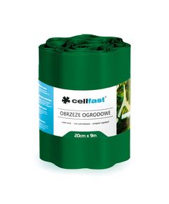 Бордюр газонный волнистый темно-зеленый 20 см x 9 м CELLFAST 30-023H, фото  | SNABZHENIE.com.ua