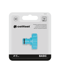 Адаптер CELLFAST BASIC 1'' з внутрішньою різьбою (50-220), фото  | SNABZHENIE.com.ua