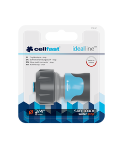 Коннектор SAFETOUCH IDEAL 3/4 CELLFAST 50-627, фото  | SNABZHENIE.com.ua