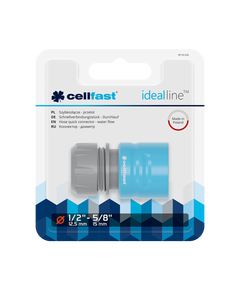 Коннектор IDEAL 1/2''-5/8'' CELLFAST (50-630) для з'єднання шлангів, фото  | SNABZHENIE.com.ua