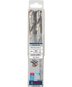 Сверло 16 мм HSS-G 4 шт BOSCH, фото  | SNABZHENIE.com.ua