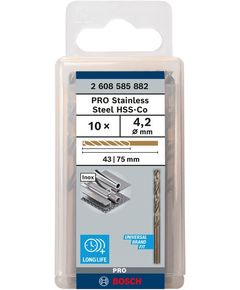 Сверло BOSCH HSS-CO 4,2 мм, 10 шт., фото  | SNABZHENIE.com.ua