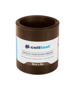 Бордюр газонний коричневий 15 см x 9 м CELLFAST (30-212H), фото  | SNABZHENIE.com.ua