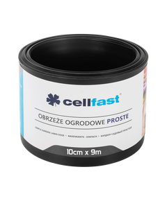 Бордюр газонный CELLFAST черный 10 см x 9 м, фото  | SNABZHENIE.com.ua