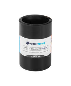Бордюр газонный прямой черный 20 см x 9 м CELLFAST 30-233H, фото  | SNABZHENIE.com.ua