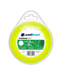 Леска для триммера CELLFAST 1,3 мм, круглая, 15 м, фото  | SNABZHENIE.com.ua