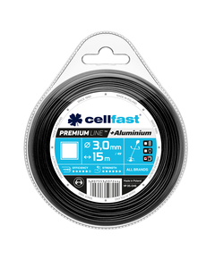 Леска для триммера CELLFAST 3,0 мм x 15 м квадратная ПРЕМИУМ 35-046, фото  | SNABZHENIE.com.ua