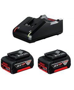 Зарядное устройство GAL 18V-40 + 2 аккумулятора GBA 18 В 4.0 Ач BOSCH 1600A019S0, фото  | SNABZHENIE.com.ua