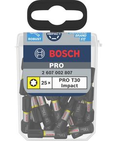 Бита T30, 25 мм, Impact Control TicTac, 25 шт, BOSCH (2607002807), фото  | SNABZHENIE.com.ua