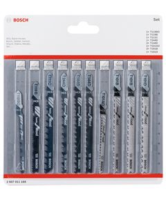 Набор полотен для лобзика по дереву BOSCH, 10 шт, фото  | SNABZHENIE.com.ua