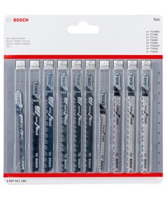 Набор полотен для лобзика по дереву BOSCH, 10 шт, фото  | SNABZHENIE.com.ua