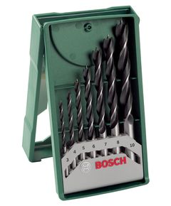 Набор спиральных сверел по дереву 3-10 мм, 7 шт, BOSCH 2607019580, фото  | SNABZHENIE.com.ua