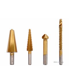 Універсальні свердла різновидні по металу STHOR: HSS 4241, 8-20мм, 4-12мм, 12.4мм, 6х90мм, 4 шт., фото  | SNABZHENIE.com.ua