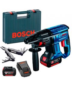 Акумуляторний перфоратор BOSCH GBH 180-LI + мультитул Swiss Peak 18 В, фото  | SNABZHENIE.com.ua