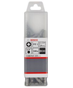 Бита PZ3 25 мм ECO, 100 шт., BOSCH 2608521223, фото  | SNABZHENIE.com.ua