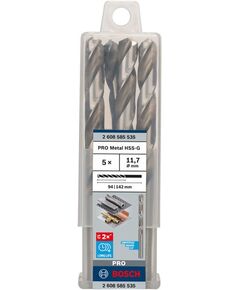 Сверла по металу HSS-G 11.7 мм, 5 шт. BOSCH (2608585535), фото  | SNABZHENIE.com.ua