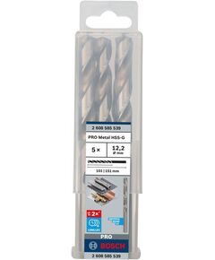 Сверла по металу HSS-G 12.2 мм, 5 шт. BOSCH (2608585539), фото  | SNABZHENIE.com.ua