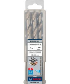 Сверла по металу HSS-G 12.8 мм, 5 шт. BOSCH (2608585544), фото  | SNABZHENIE.com.ua