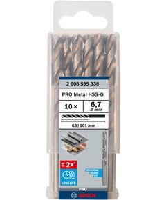 Сверла по металлу BOSCH HSS-G 10 шт. 6.7 мм, фото  | SNABZHENIE.com.ua