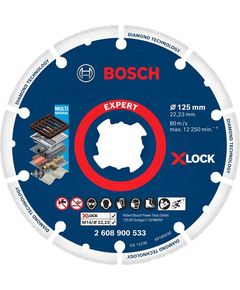 Алмазный круг по металлу BOSCH X-LOCK 125x22,23 мм, фото  | SNABZHENIE.com.ua