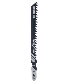 Полотно HCS T 111 C Basic для лобзиков по дереву BOSCH, 5 шт., фото  | SNABZHENIE.com.ua