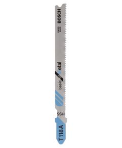 Полотно для лобзиков HSS T 118 A Basic для металла BOSCH, 5 шт., фото  | SNABZHENIE.com.ua