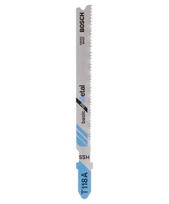 Полотно для лобзиков HSS T 118 A Basic для металла BOSCH, 5 шт., фото  | SNABZHENIE.com.ua