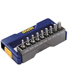 Набір біт у футлярі 9+1 (T10/2xT15/2xT20/2xT25/T30/T40), IRWIN, фото  | SNABZHENIE.com.ua