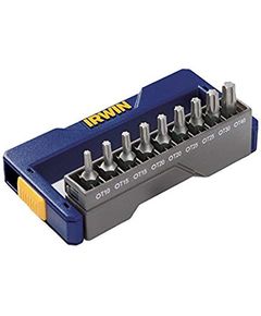 Набір біт у футлярі 9+1 (T10/2xT15/2xT20/2xT25/T30/T40), IRWIN, фото  | SNABZHENIE.com.ua