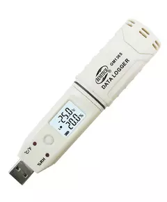 Регистратор влажности и температуры (даталоггер) USB, 0-100%, -30-80°C BENETECH GM1365, фото  | SNABZHENIE.com.ua