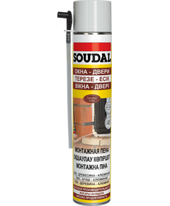Монтажная пена SOUDAL 500 мл - универсальная, фото  | SNABZHENIE.com.ua