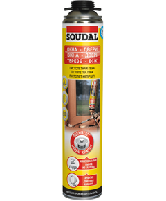 Монтажная пена SOUDAL 750 мл под пистолет, фото  | SNABZHENIE.com.ua