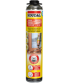 Монтажная пена SOUDAL зимняя, 750 мл, под пистолет, фото  | SNABZHENIE.com.ua