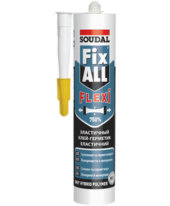Клей-герметик FIX ALL Flexi черный, 290 мл, фото  | SNABZHENIE.com.ua