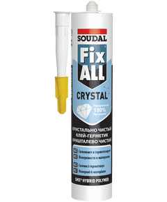 Клей-герметик FIX ALL Crystal 290 мл, фото  | SNABZHENIE.com.ua