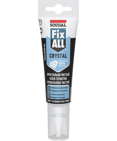 Клей-герметик FIX ALL Crystal 125 мл, фото  | SNABZHENIE.com.ua