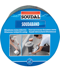 Битумная лента SOUDABAND 7.5 см, 10 м, алюминий, фото  | SNABZHENIE.com.ua