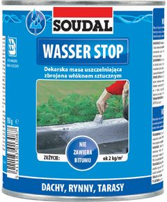 Мастика для кровли Wasser Stopp 750 мл, фото  | SNABZHENIE.com.ua