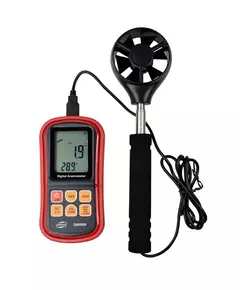 Анемометр (вимірювач потоку повітря) 0,3-45м/с, 0-45°C BENETECH GM8909, фото  | SNABZHENIE.com.ua