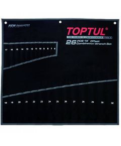 Чехол для 26 гаечных ключей TOPTUL PA26063201, фото  | SNABZHENIE.com.ua